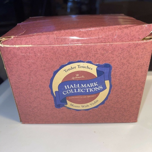 MINT! 1988 HALLMARK TENDER TOUCHES SOUNDS OF JOY FILL THE AIR Mouse Violin -SS - Picture 8 of 11